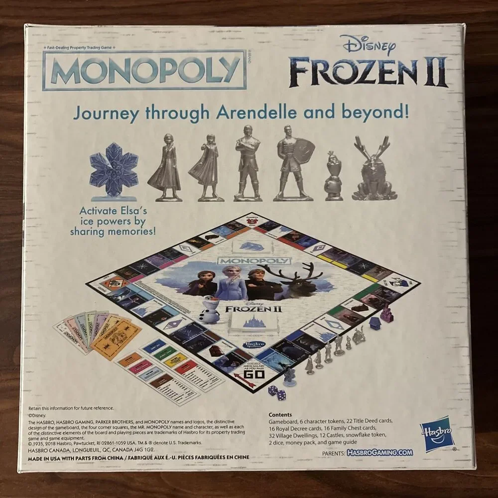 Hasbro Monopoly: Disney Frozen 2 Board Game - E5066
